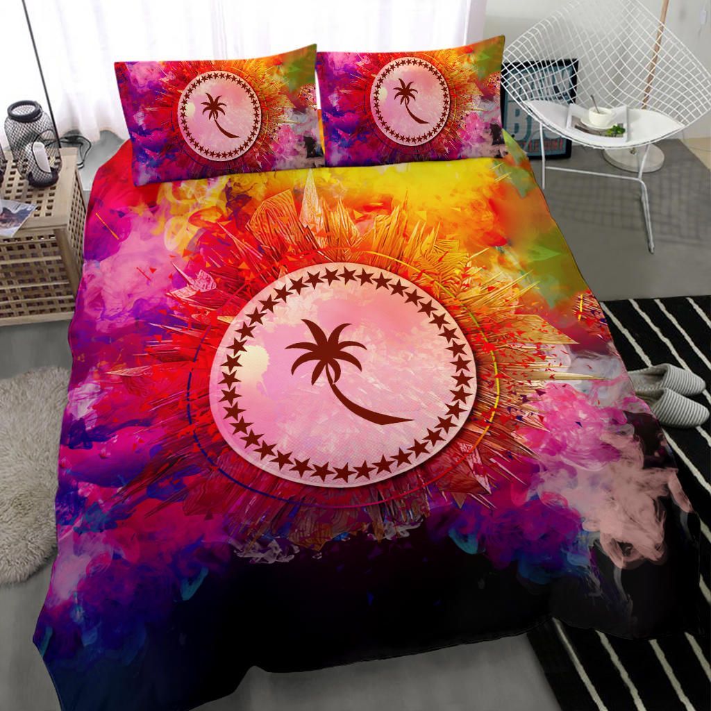 Polynesian Bedding Set Chuuk Duvet Cover Set Bright Style