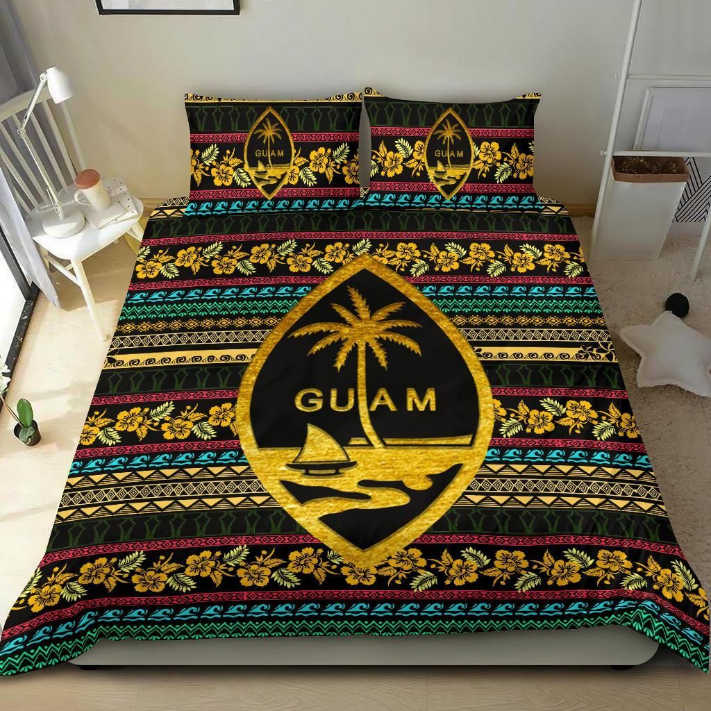 Polynesian Bedding Set Guam Pattern Duvet Cover Set