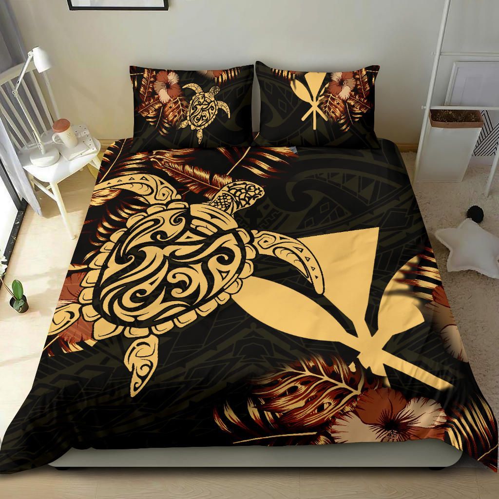 Polynesian Duvet Cover Set - Hawaii Duvet Cover Set Set Turtle Lucky