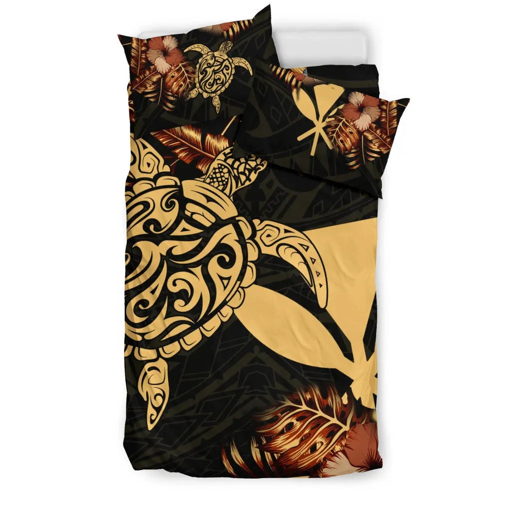 Polynesian Duvet Cover Set - Hawaii Duvet Cover Set Set Turtle Lucky