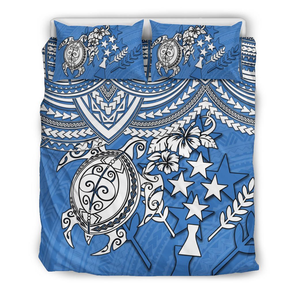 Polynesian Bedding Set - Kosrae Duvet Cover - Polynesian Turtle