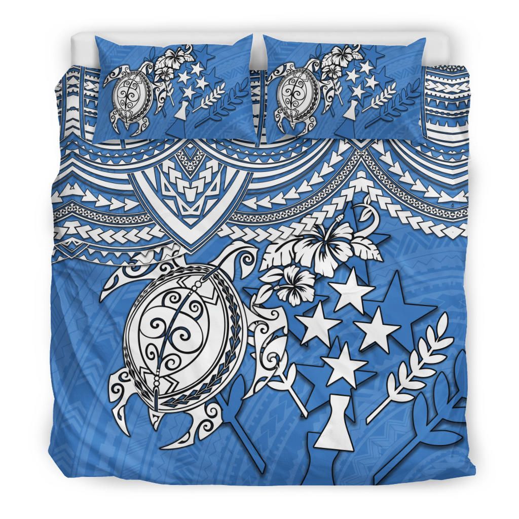 Polynesian Bedding Set - Kosrae Duvet Cover - Polynesian Turtle
