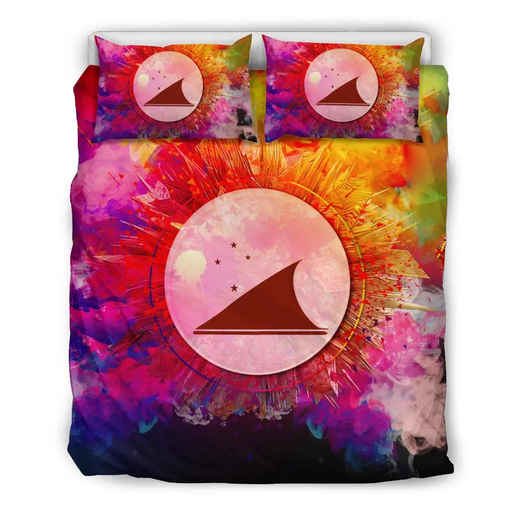 Polynesian Bedding Set Tokelau Duvet Cover Set Bright Style