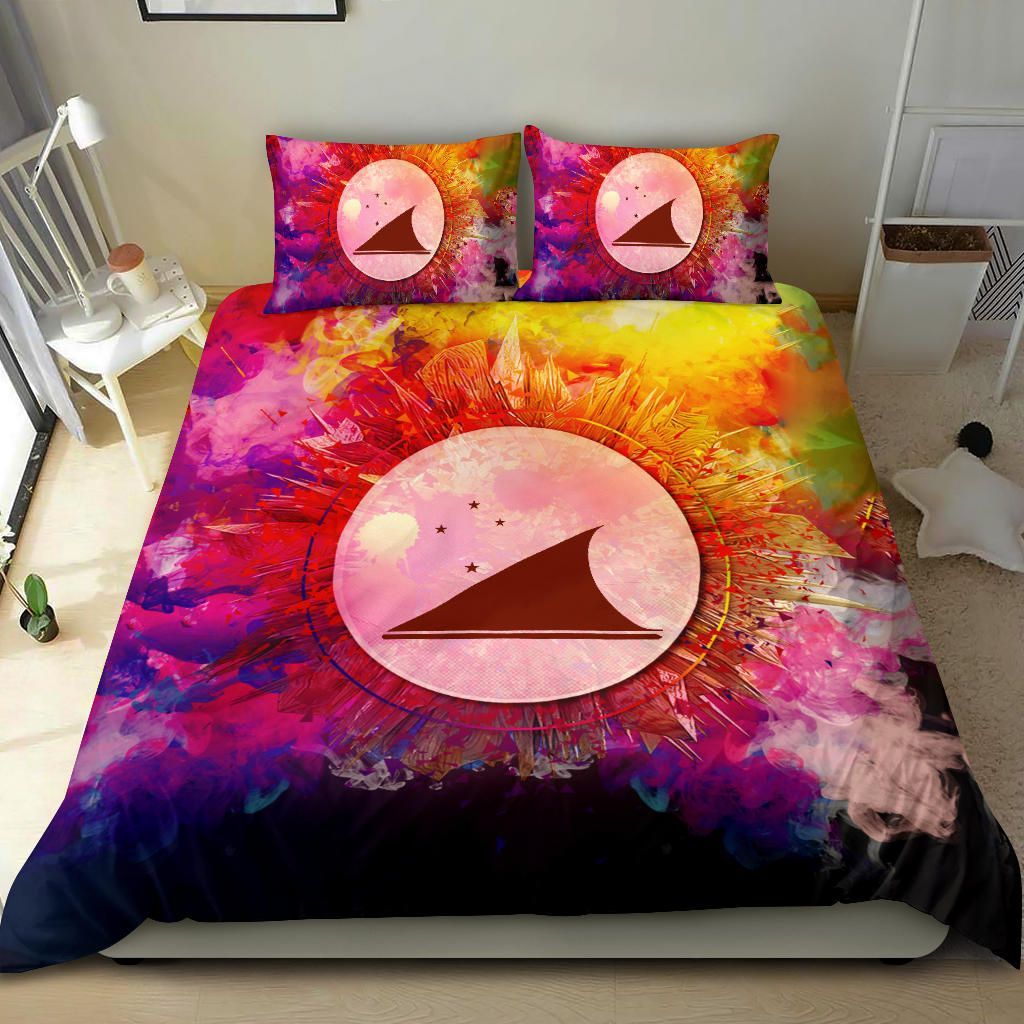 Polynesian Bedding Set Tokelau Duvet Cover Set Bright Style