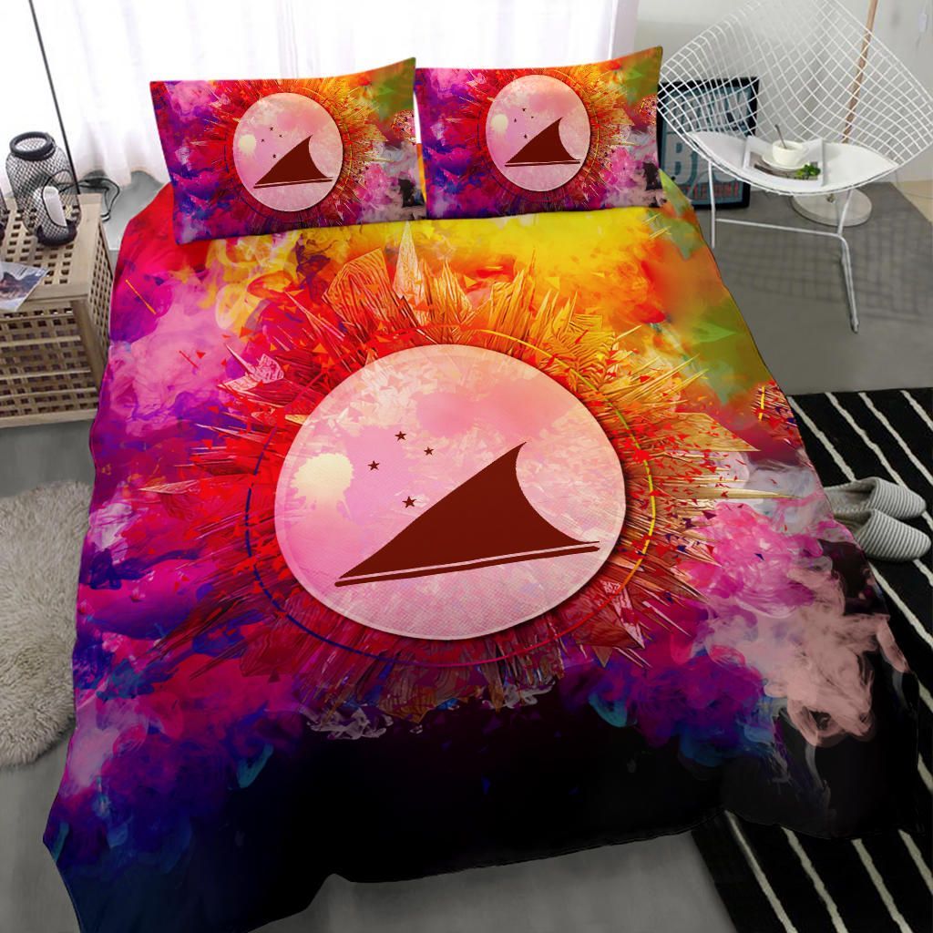 Polynesian Bedding Set Tokelau Duvet Cover Set Bright Style