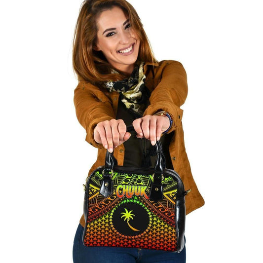 Polynesian Chuuk Shoulder Handbag - Reggae Vintage Polynesian Patterns