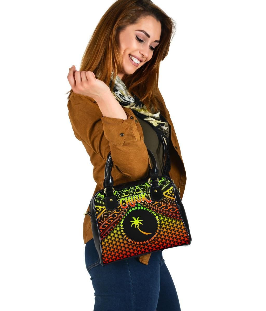 Polynesian Chuuk Shoulder Handbag - Reggae Vintage Polynesian Patterns