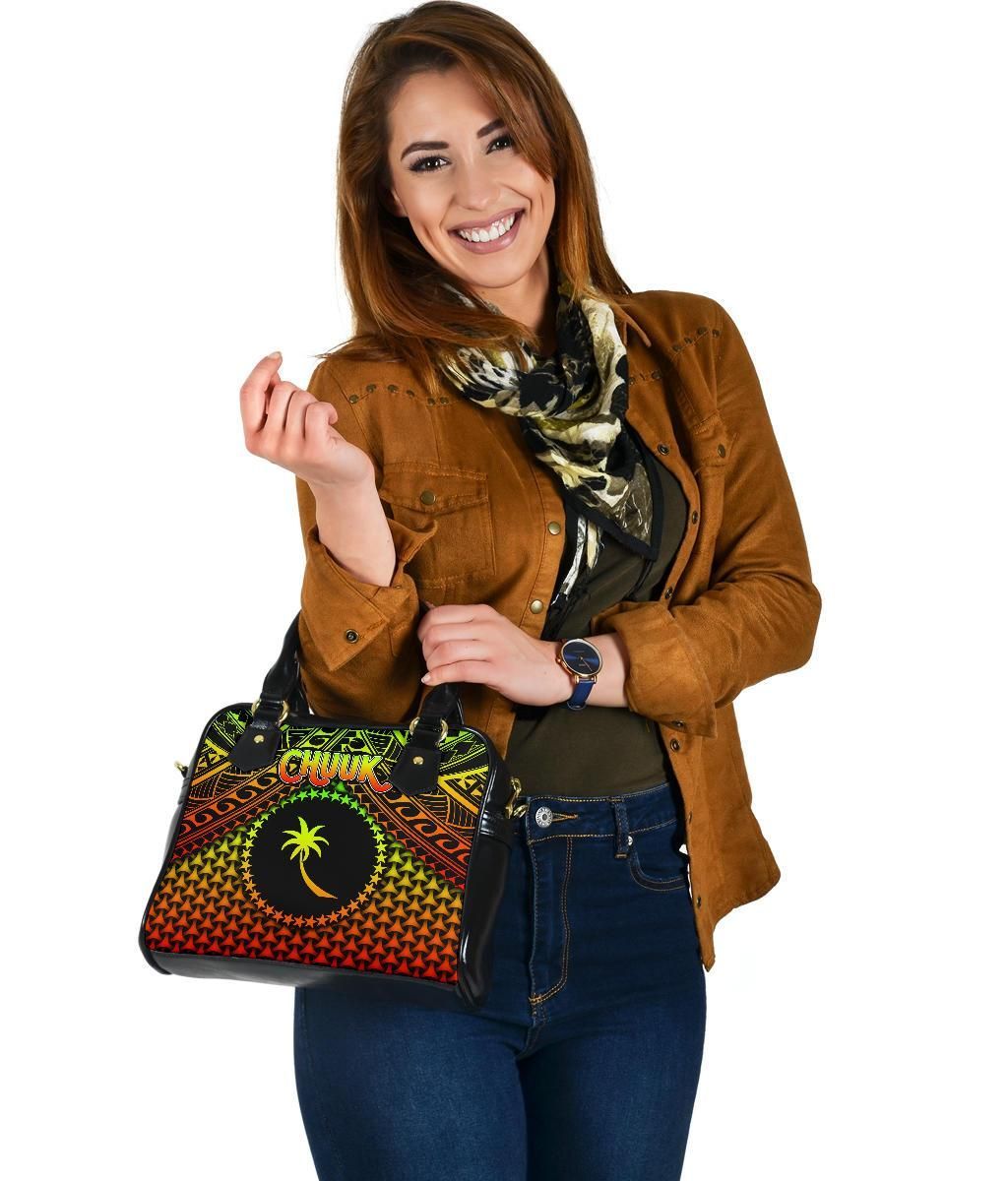 Polynesian Chuuk Shoulder Handbag - Reggae Vintage Polynesian Patterns