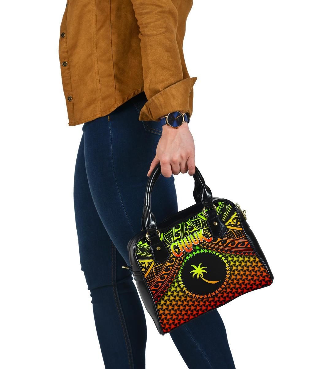 Polynesian Chuuk Shoulder Handbag - Reggae Vintage Polynesian Patterns