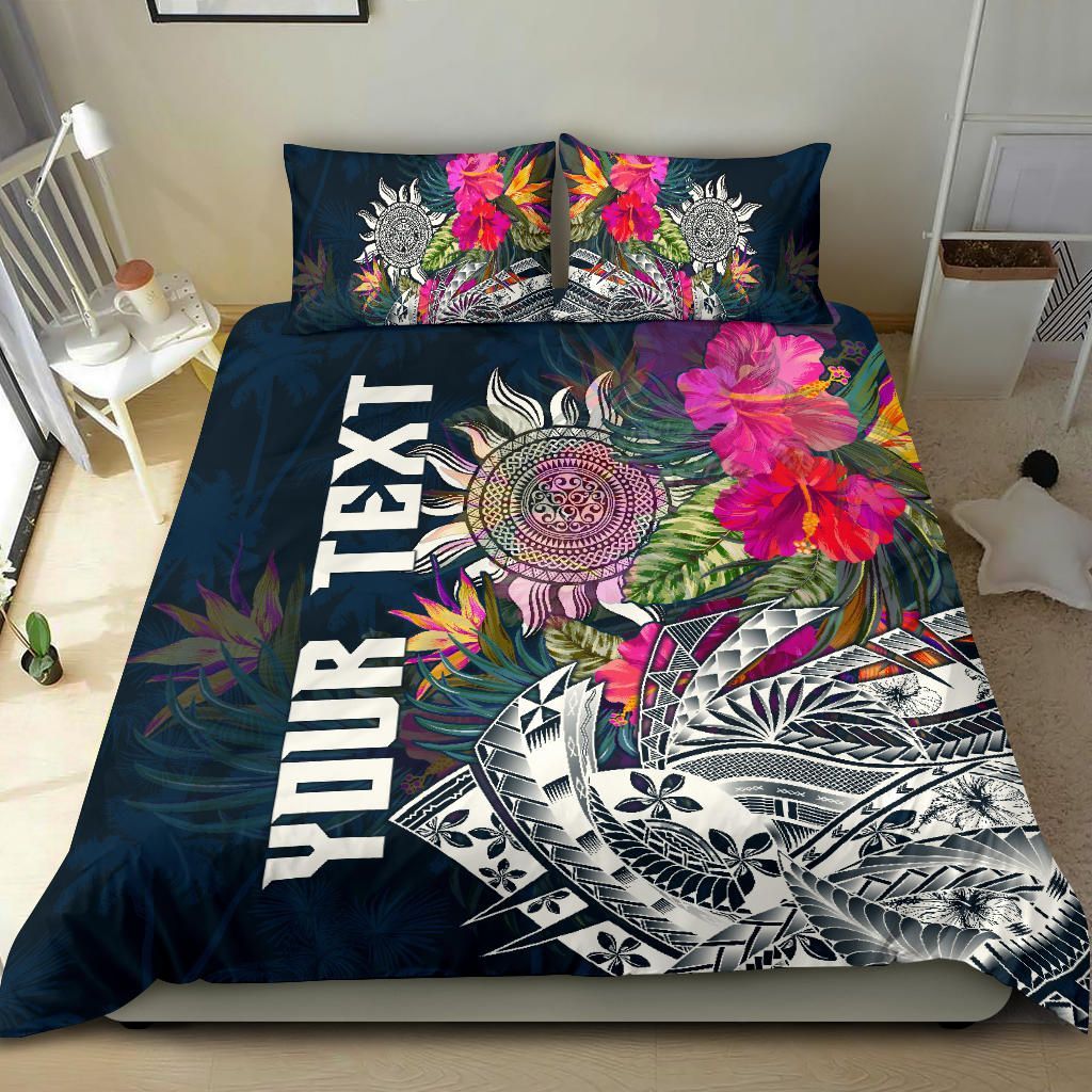 Polynesian Custom Personalised Bedding Set - Summer Vibes