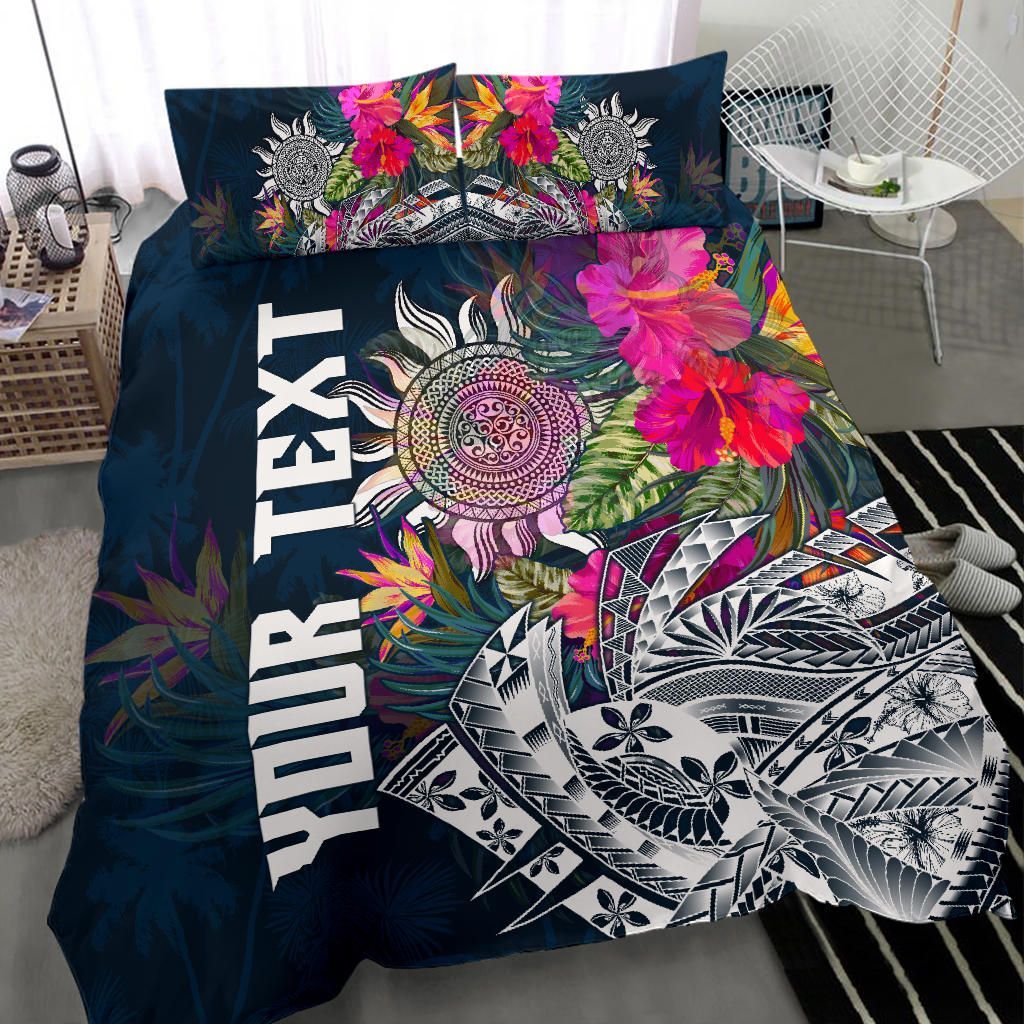 Polynesian Custom Personalised Bedding Set - Summer Vibes