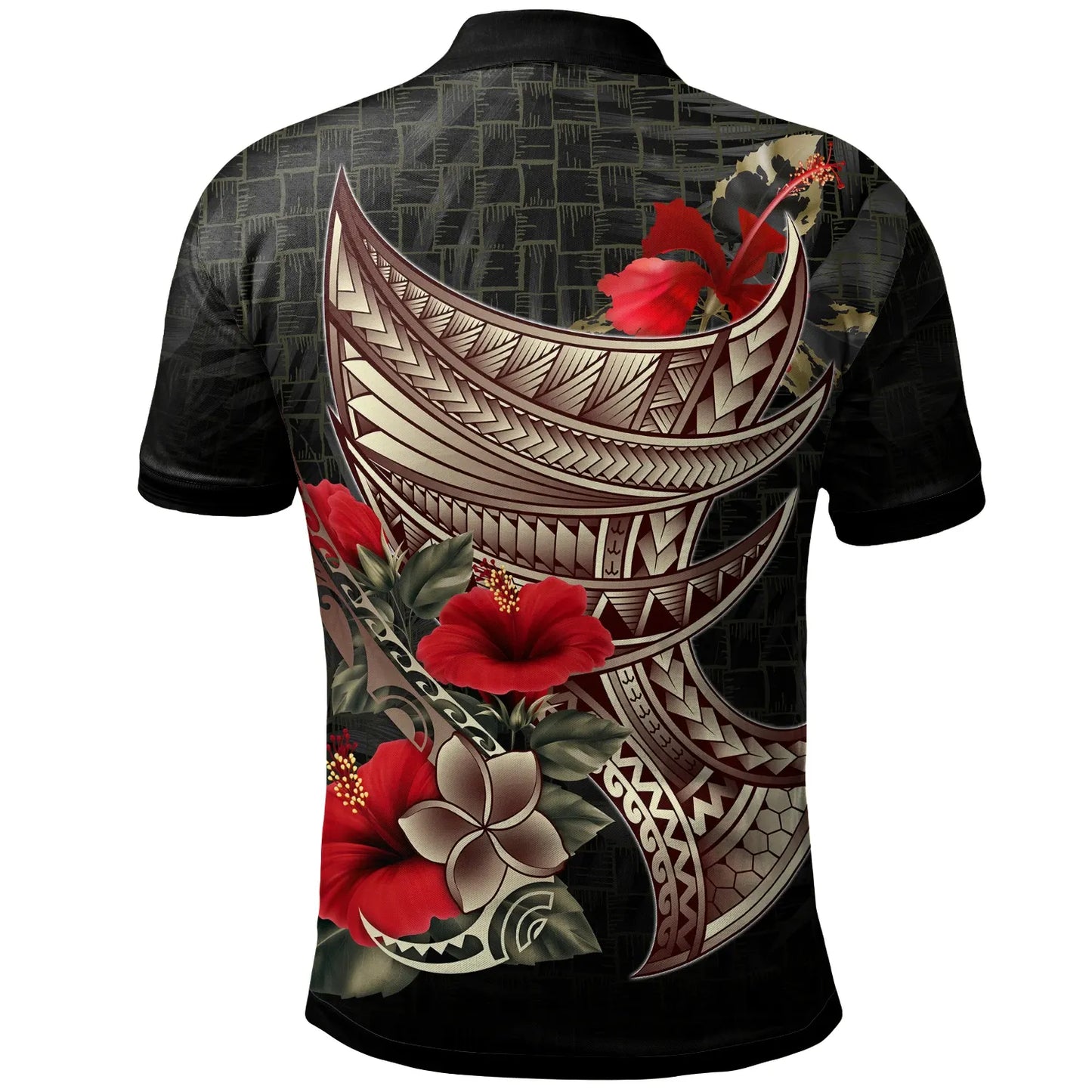 Polynesian Custom Personalised Polo Shirt - Polynesian Tribal Vintage Style