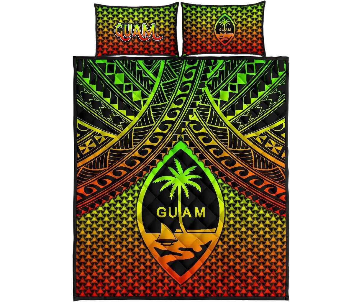 Polynesian Guam Quilt Bed Set - Reggae Vintage Polynesian Patterns