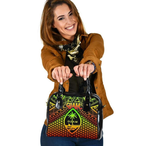 Polynesian Guam Shoulder Handbag - Reggae Vintage Polynesian Patterns