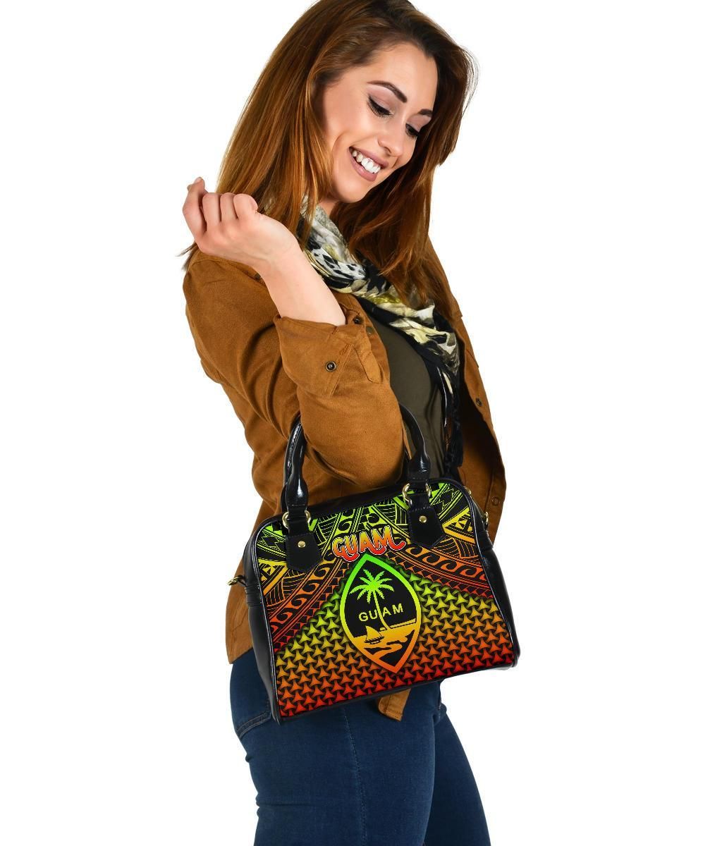 Polynesian Guam Shoulder Handbag - Reggae Vintage Polynesian Patterns