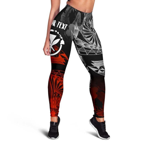 Polynesian Hawaii Kanaka Maoli Personalised Legging - Vintage Polynesian Style
