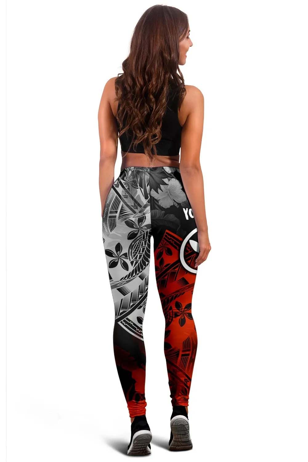 Polynesian Hawaii Kanaka Maoli Personalised Legging - Vintage Polynesian Style