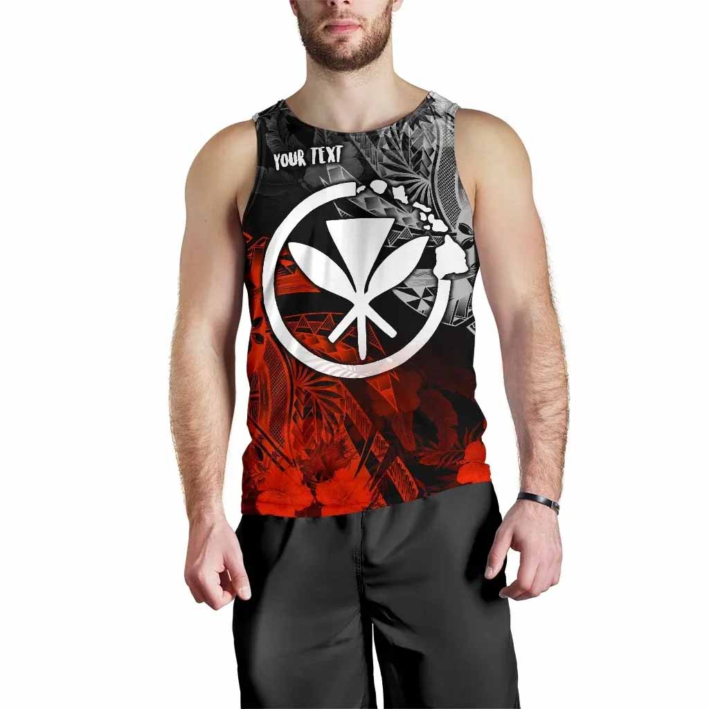 Polynesian Hawaii Kanaka Maoli Personalised Men Tank Top - Vintage Polynesian Style