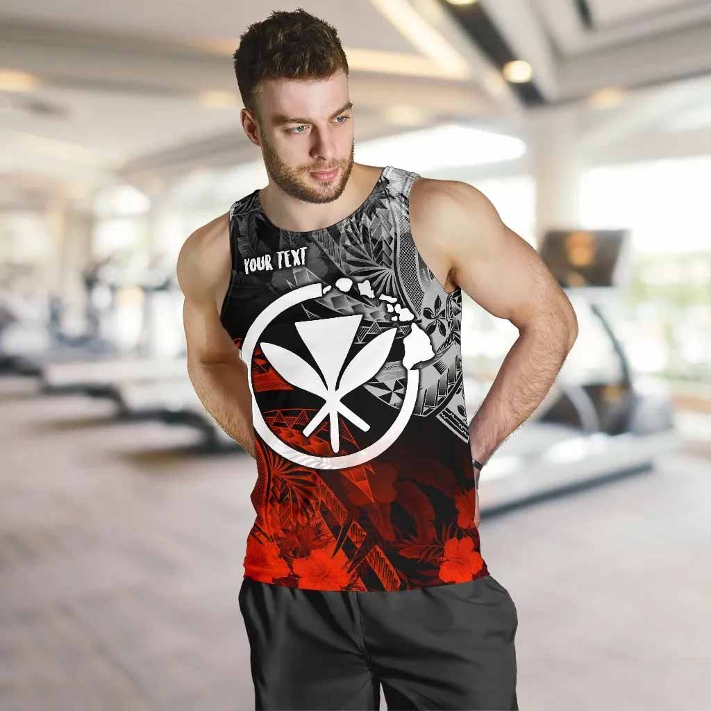 Polynesian Hawaii Kanaka Maoli Personalised Men Tank Top - Vintage Polynesian Style
