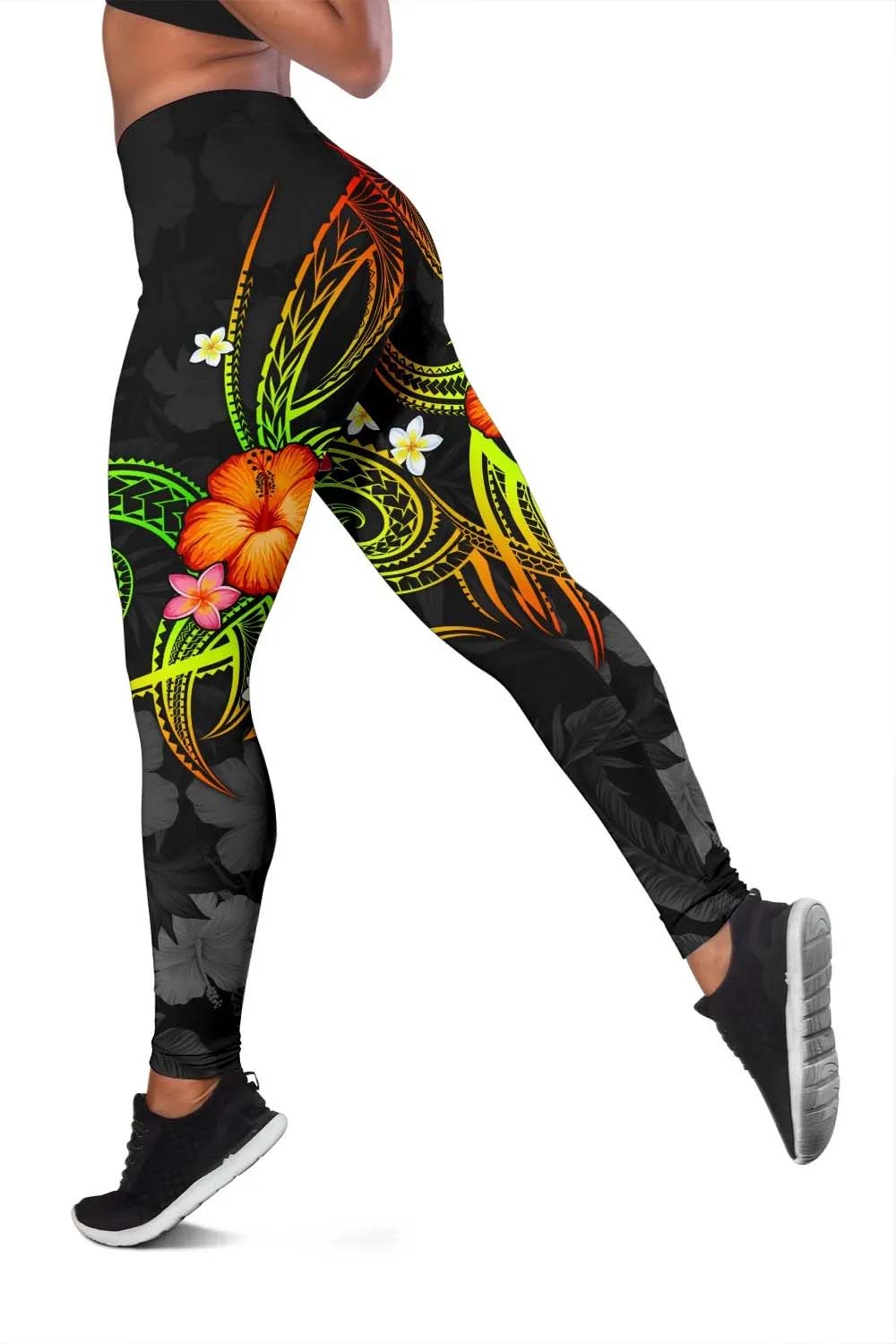 Polynesian Hawaii Legging - Legend of Kanaka Maoli (Reggae)