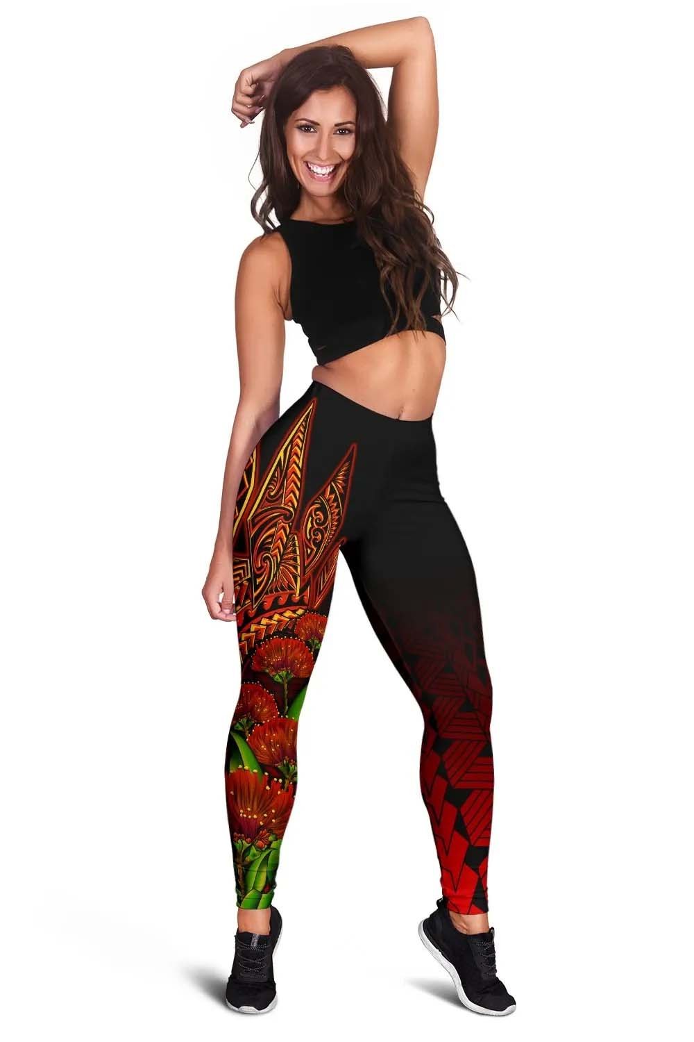 Polynesian Hawaii  Legging - Ohia Lehua