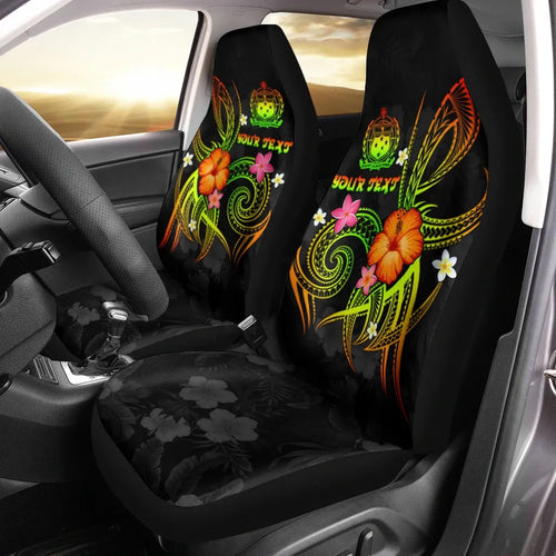 Polynesian Hawaii Personalised Car Seat Covers - Legend of Samoa (Reggae)