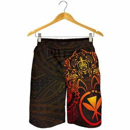 Polynesian Hawaii Shorts (Men) - Red Turtle Manta Ray