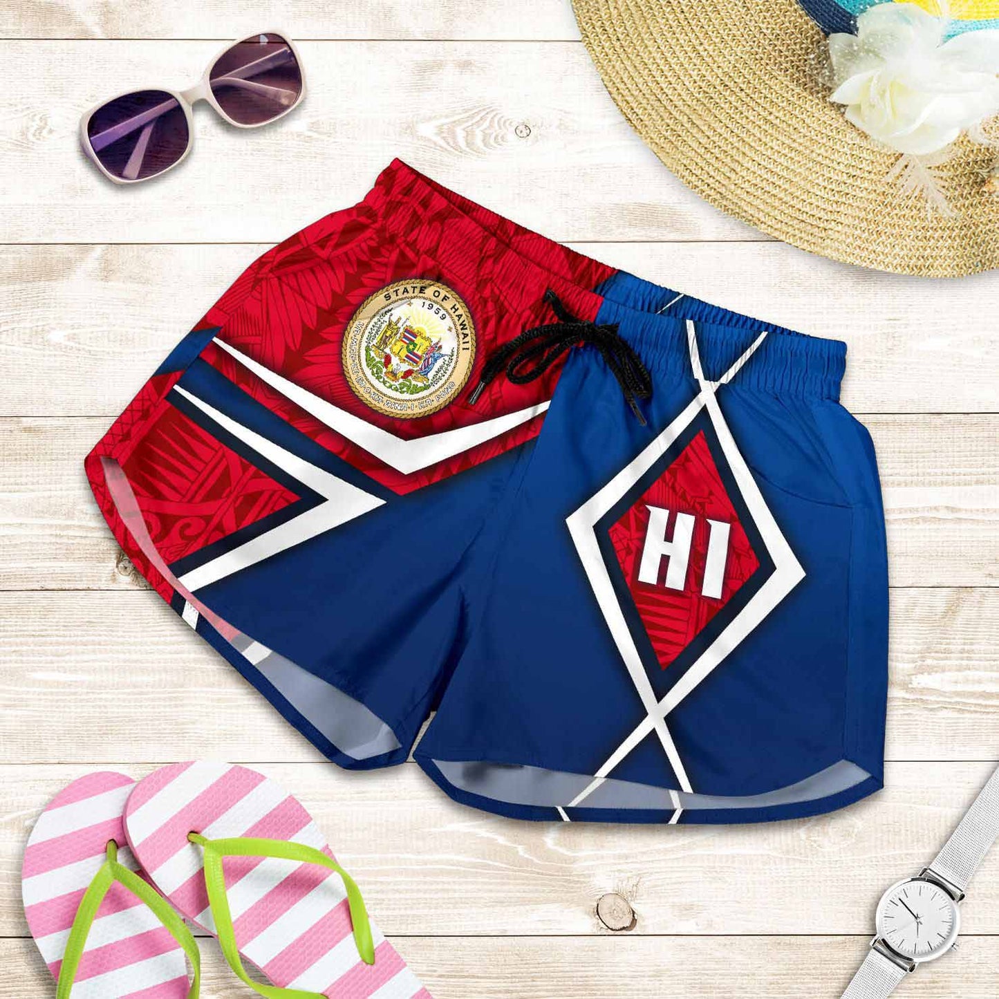 Polynesian Hawaii Women Shorts - Hawaii Seal
