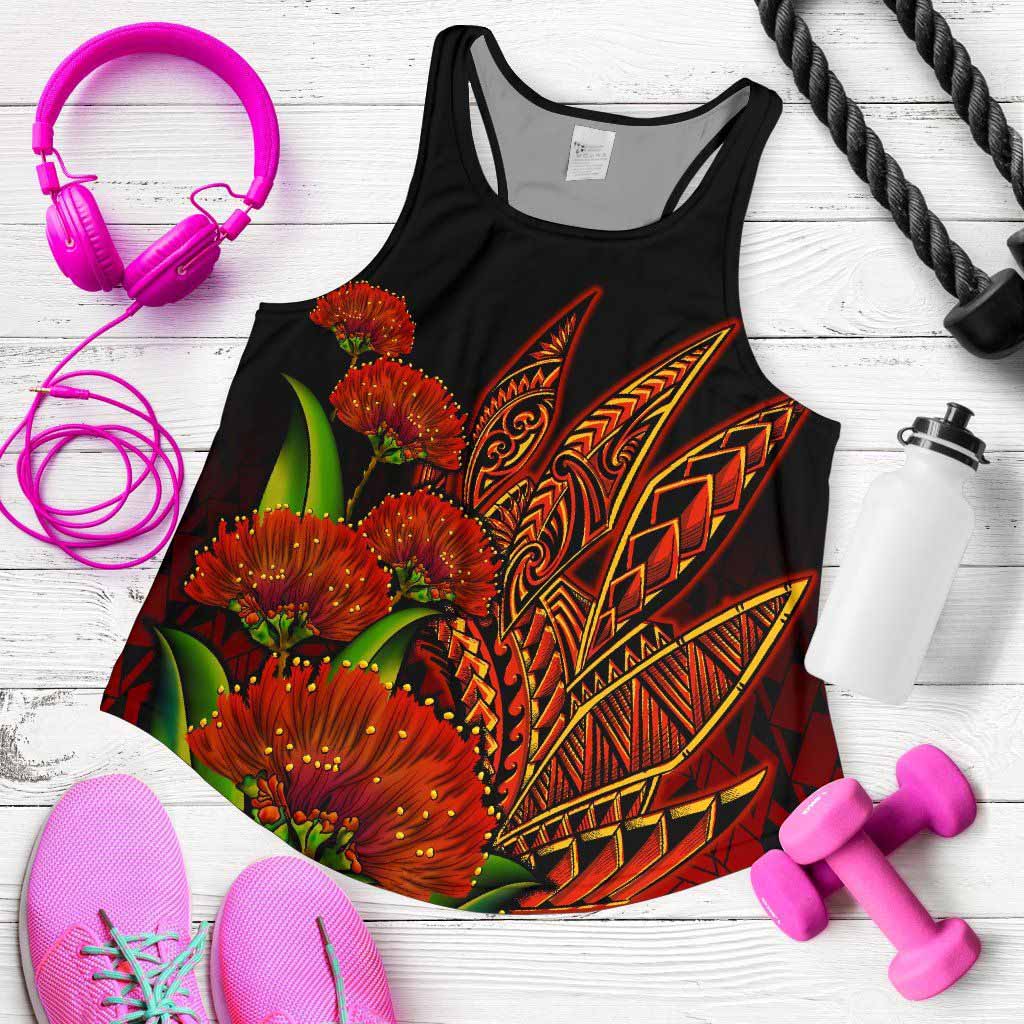 Polynesian Hawaii Women Racerback Tank - Ohia Lehua