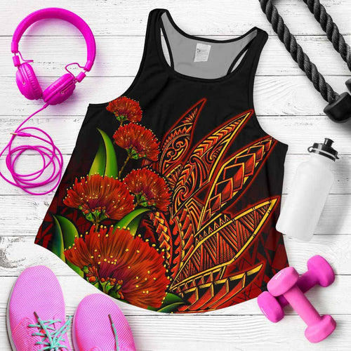 Polynesian Hawaii Women Racerback Tank - Ohia Lehua