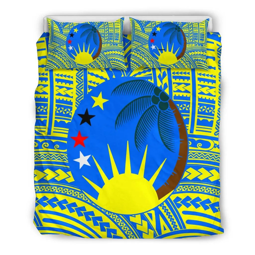 Polynesian Duvet Cover Set - Kapingamarangi Seal (Beige)