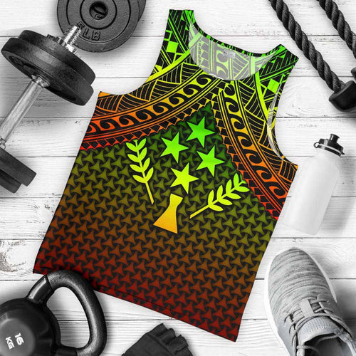 Polynesian Kosrae Men Tank Top - Reggae Vintage Polynesian Patterns
