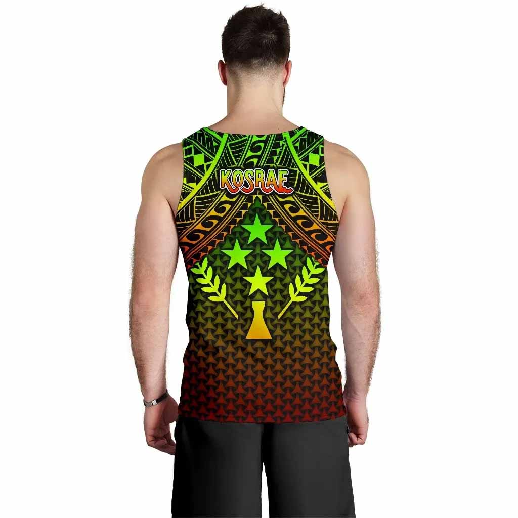 Polynesian Kosrae Men Tank Top - Reggae Vintage Polynesian Patterns