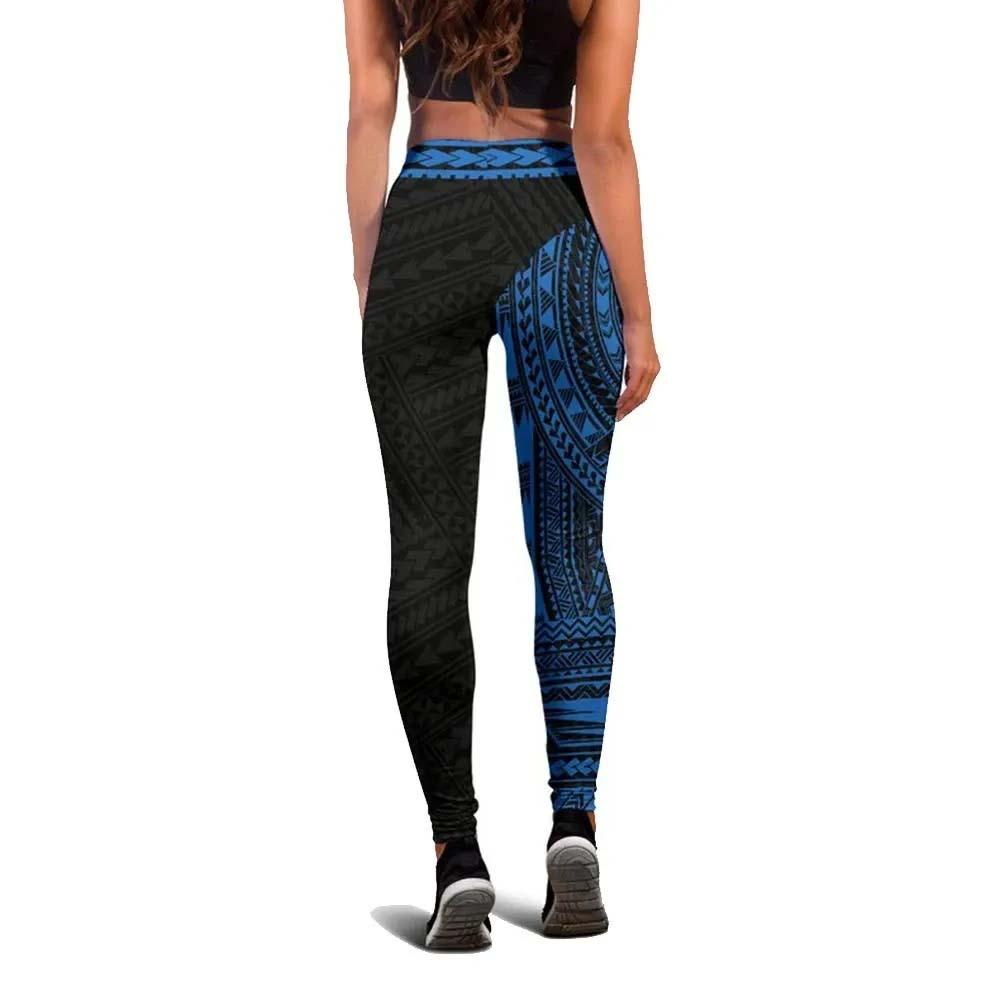 Polynesian Legging - Blue Rising 2nd