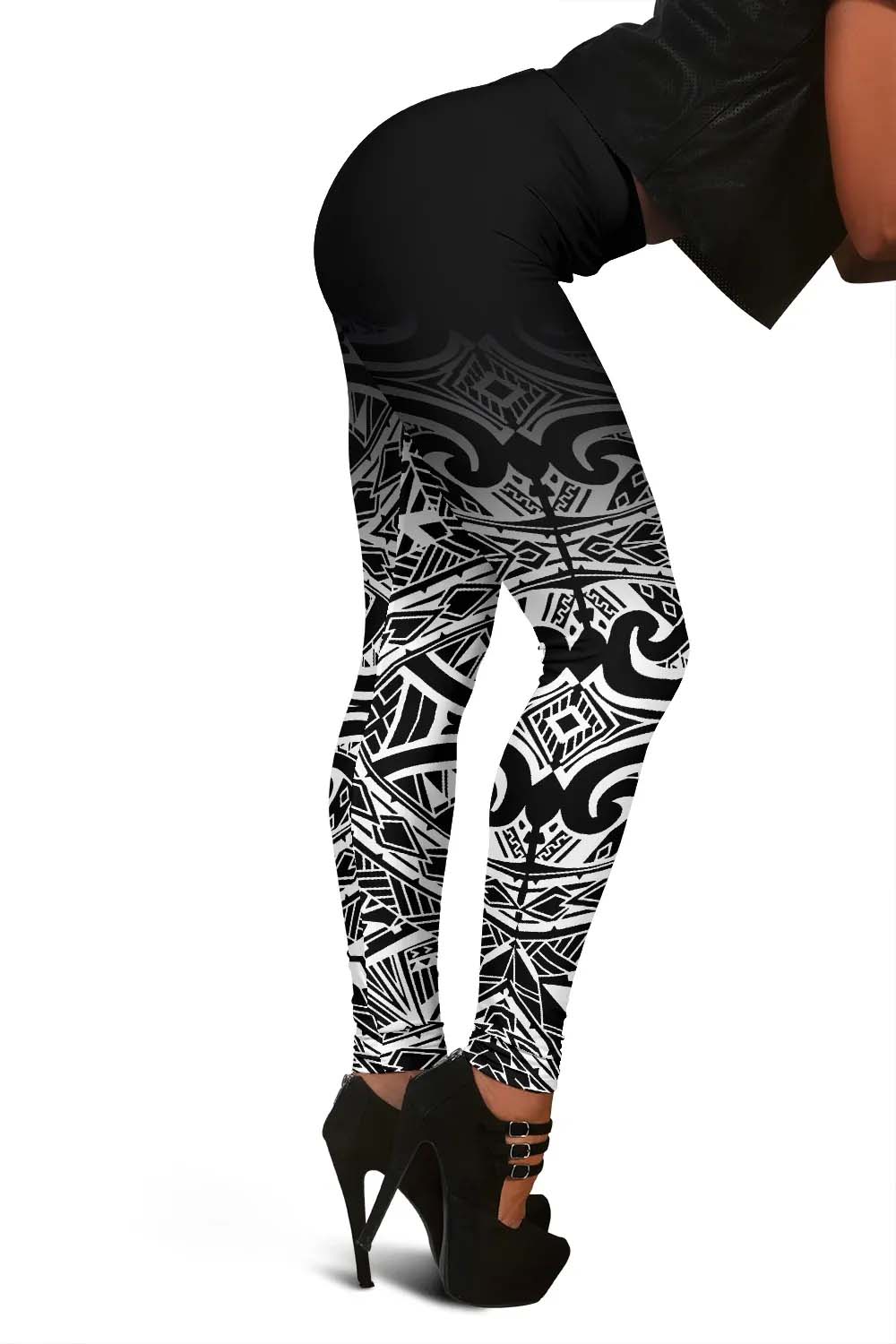 Polynesian Legging - Fog White Version
