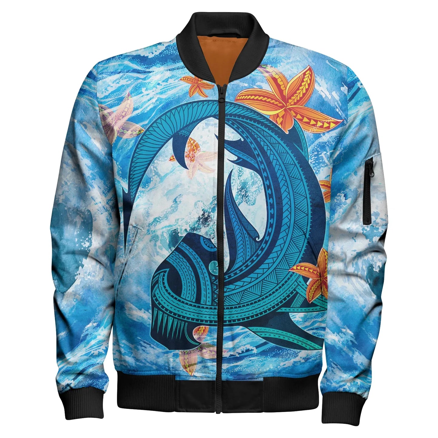 Polynesian Bomber Jacket - Polynesian Shark