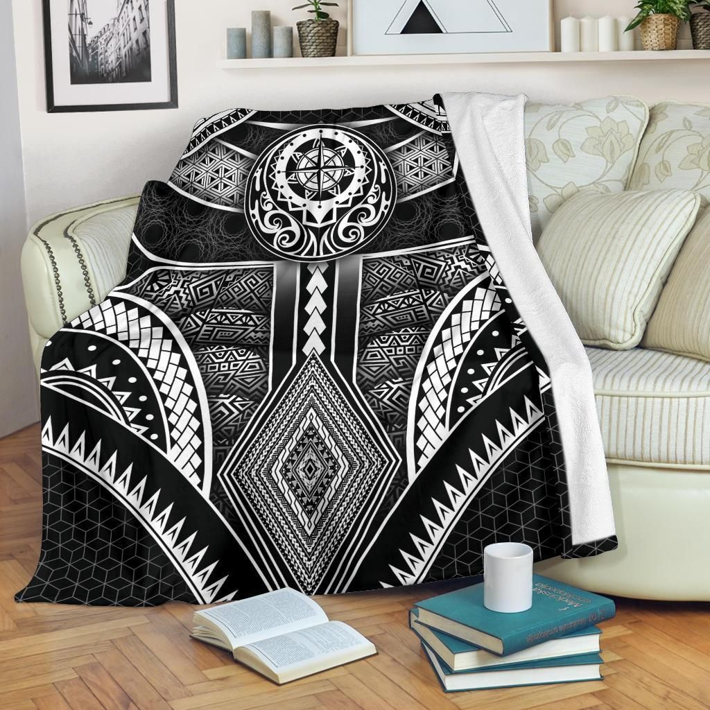 Polynesian Premium Blanket - Patterns Poly Unique