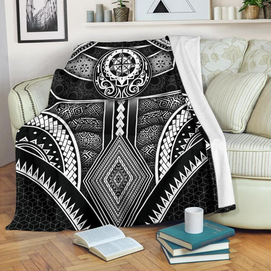 Polynesian Premium Blanket - Patterns Poly Unique