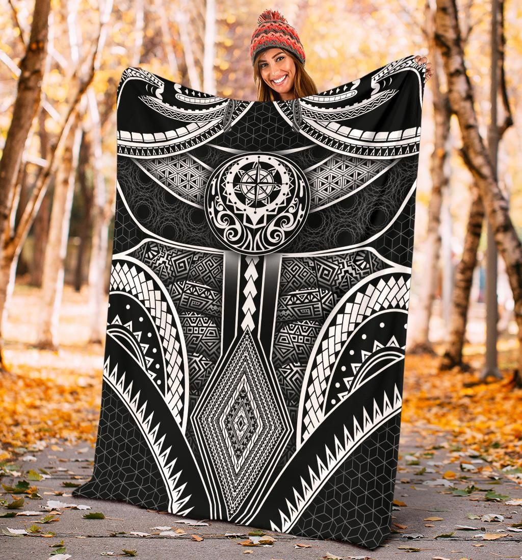 Polynesian Premium Blanket - Patterns Poly Unique