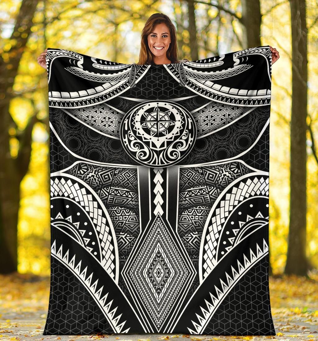 Polynesian Premium Blanket - Patterns Poly Unique