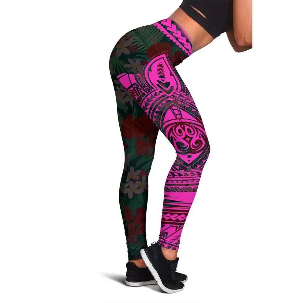 Polynesian Rising 17th Legging (Pink)
