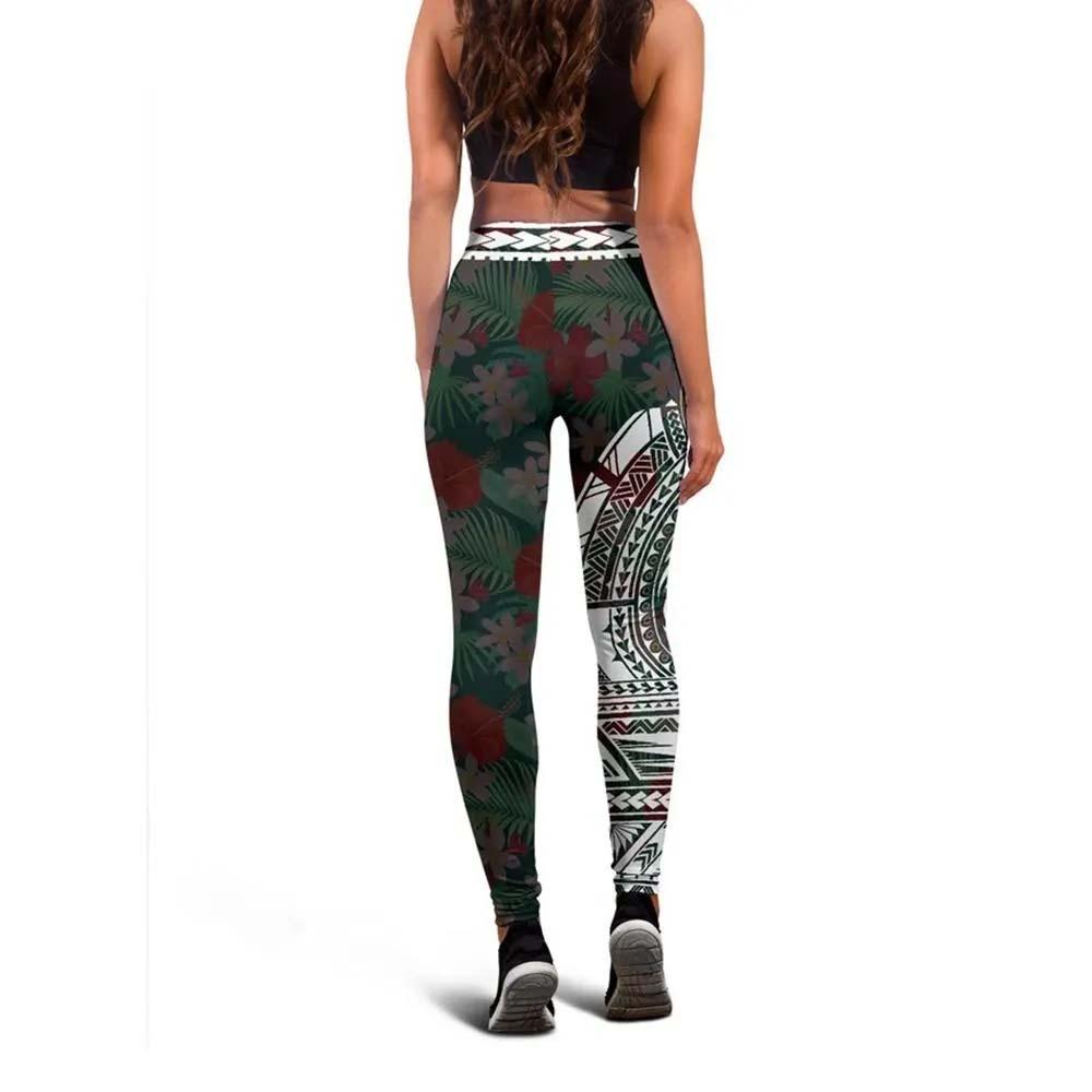 Polynesian Rising 17th Legging (White)
