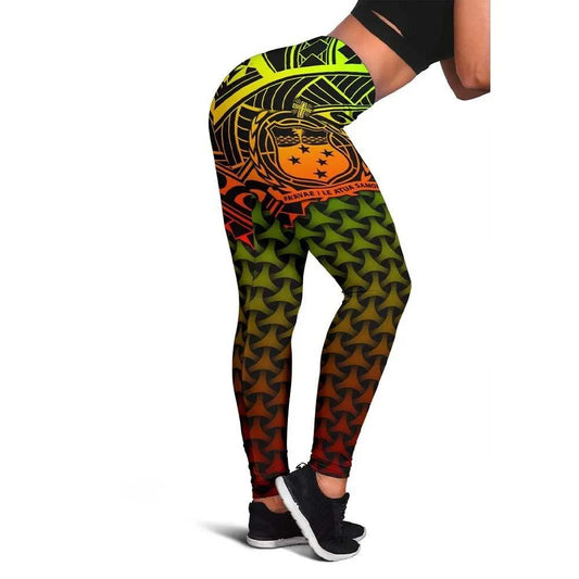 Polynesian Samoa Legging - Reggae Vintage Polynesian Patterns