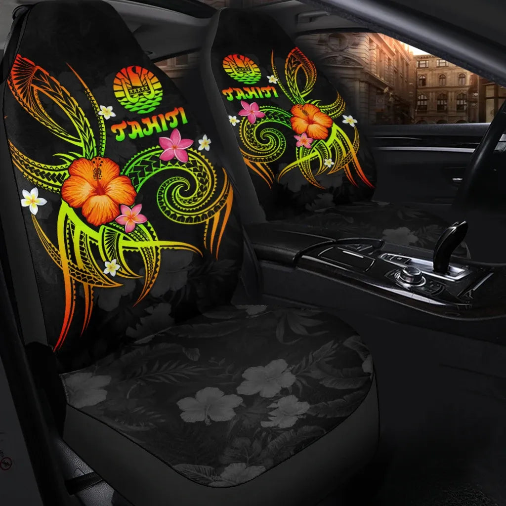 Polynesian Tahiti Car Seat Covers - Legend of Tahiti (Reggae)