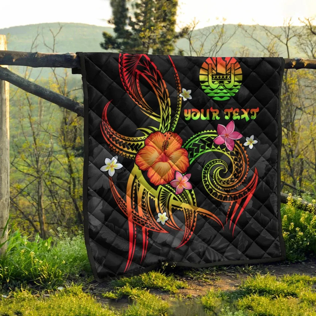 Polynesian Tahiti Personalised Premium Quilt - Legend of Tahiti (Reggae)