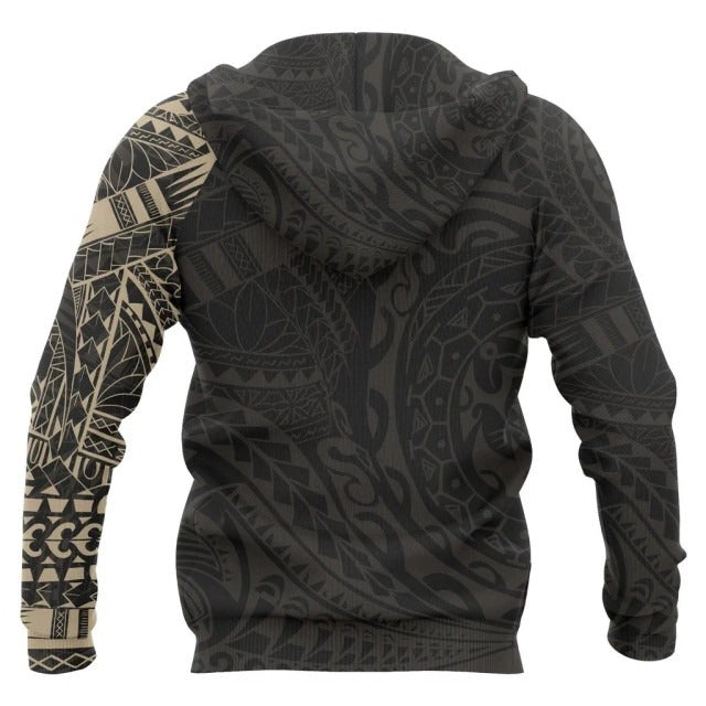 Polynesian Tattoo Style Hoodie Version 2.0