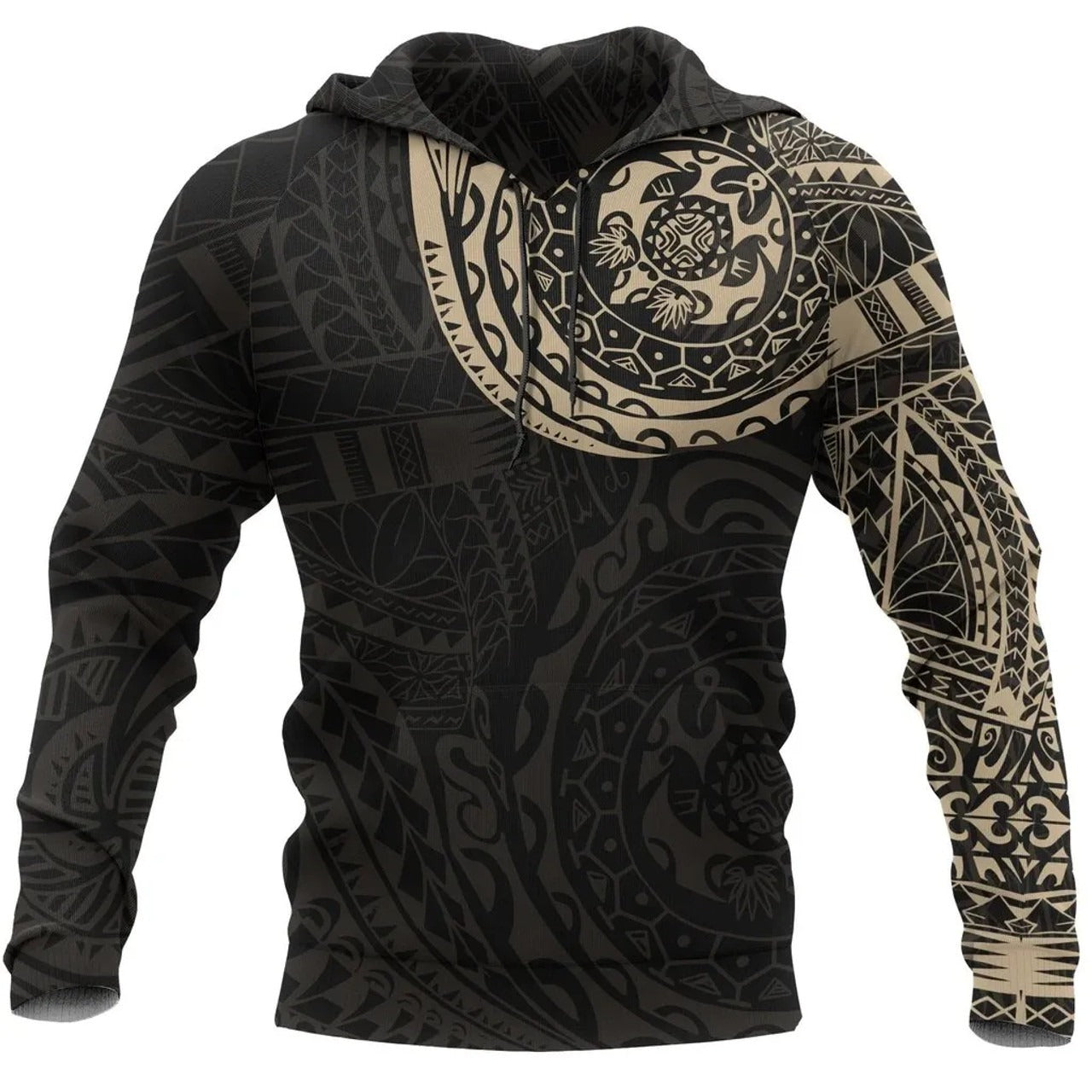 Polynesian Tattoo Style Hoodie Version 2.0