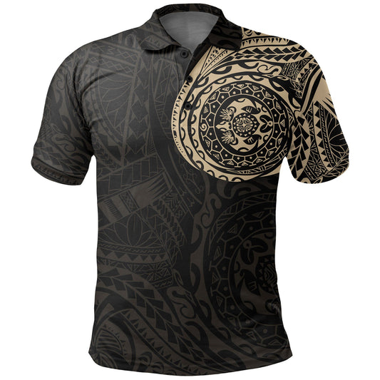 Polynesian Tattoo Style Polo Shirt Version 2.0