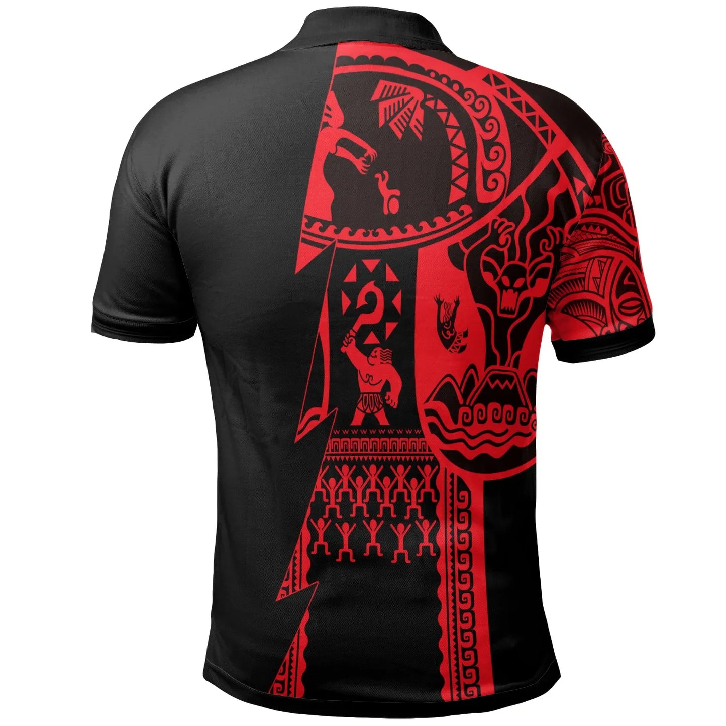 Polynesian Tonga Polo Shirts - Maui Moana Tattoo with Seal Tonga