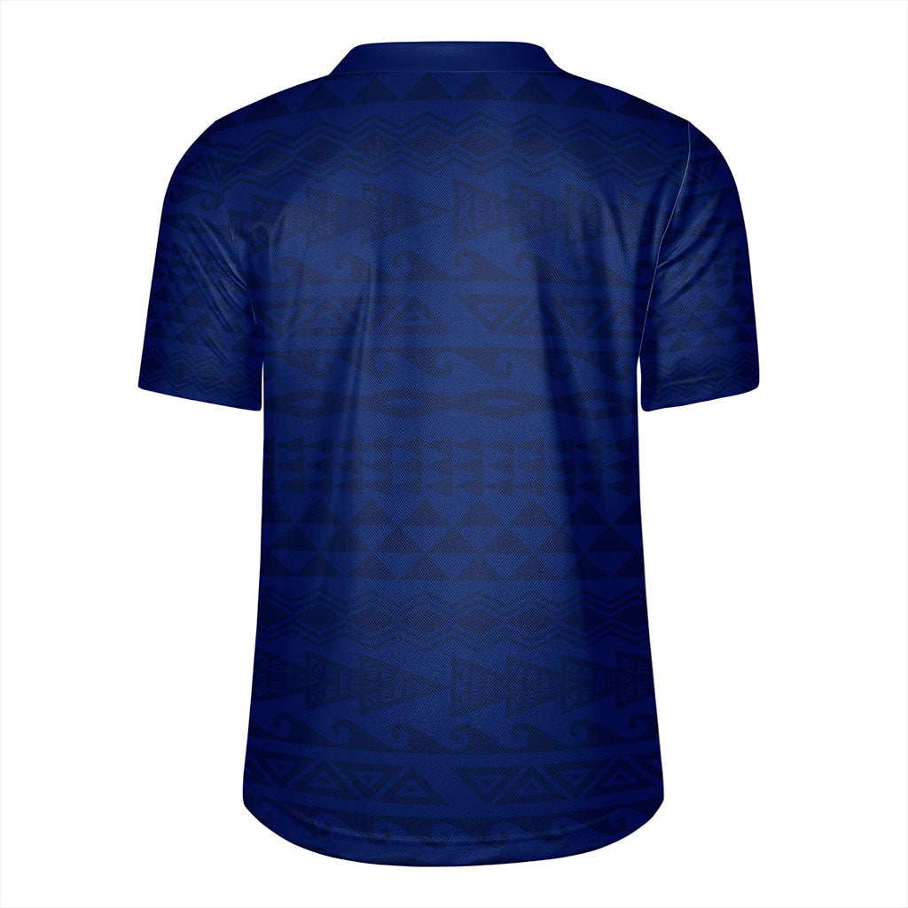 Hawaii Rugby Jersey Polynesia Tribal Flag With Coat Of Arms Crack Style
